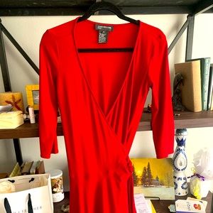 Jones New York Wrap dress 🍷color of Merlot